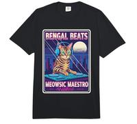 Bengal Bat Meowsic Maestro Comfort Colors Adult Heavyweight T-Shirt