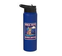 Bengal bat Meowsic Maestro Stainless Steel Insulated Water Bottle
