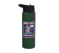 Bengal bat Meowsic Maestro Stainless Steel Insulated Water Bottle