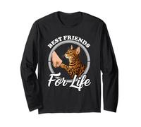 Bengal Cat Lover Best Friends Design Chat du Bengale Manche Longue