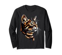 Bengal Chat Léopard Chats Léopardette Doux Chats du Bengale Manche Longue