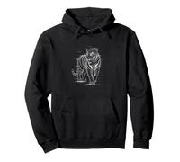 Bengal Tiger Design Growling Wild Animal Tigers Tiger Sweat à Capuche