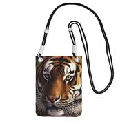 Bengal Tiger Sac à bandoulière étanche pour téléphone portable et femme avec sangle réglable pour téléphone portable