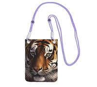 Bengal Tiger Sac à bandoulière étanche pour téléphone portable et femme avec sangle réglable pour téléphone portable