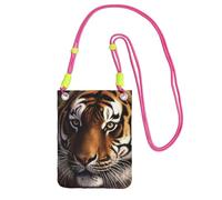 Bengal Tiger Sac à bandoulière étanche pour téléphone portable et femme avec sangle réglable pour téléphone portable