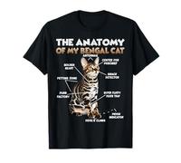 Bengali T | Propriétaire d'un Chat du Bengale Anatomie du T-Shirt