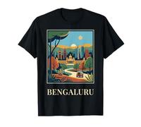 Bengaluru India City Palace Skyline Scène culturelle T-Shirt