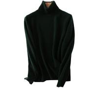 BENGZAN Pull à col roulé 100 % laine mérinos pour femme 2022 automne/hiver chaud et doux pull en cachemire pour femme - A||XXXL