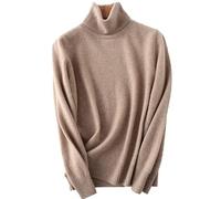BENGZAN Pull à col roulé 100 % laine mérinos pour femme 2022 automne/hiver chaud et doux pull en cachemire pour femme - G||XXXL