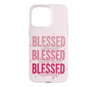 Béni Aujourd'hui, béni Demain, bienheureux Toujours la Foi Coque pour iPhone 15 Pro Max