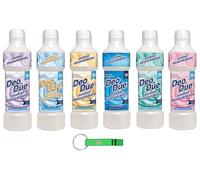 Beni Culinari Adoucissant Concentré, Idéal pour tous les vêtements, 50 lavages, 6 x 1 litre + Porte-clés Gratuit, Senteur Florale, Anti-statique, Fraîcheur Longue Durée