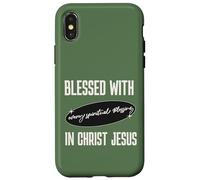 Béni de Toutes Les bénédictions spirituelles dans la Foi en Jésus-Christ Coque pour iPhone X/XS