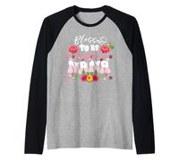 Béni d'être appelé la fête des mères grand-mère nana Manche Raglan
