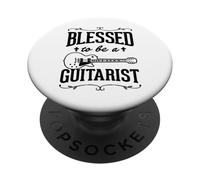 Béni d'être Guitariste PopSockets PopGrip Adhésif