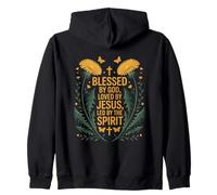 Béni par Dieu aimé par Jésus dirigé par l'esprit chrétien Sweat à Capuche
