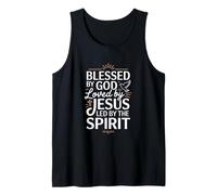 Béni par Dieu Aimé par Jésus Dirigé par l'esprit Foi Chrétienne Débardeur