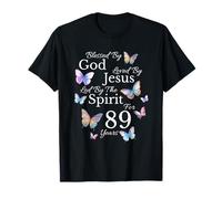 Béni par Dieu Aimé par Jésus pour 89 Ans, 89e Anniversaire T-Shirt