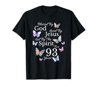 Béni par Dieu Aimé par Jésus pour 93 Ans et 93e Anniversaire T-Shirt