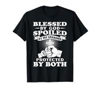 Béni par Dieu, gâté par ma Grand-mère, protégé par Les Deux T-Shirt