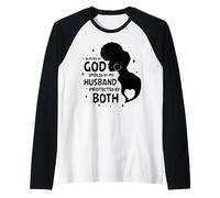 Béni par Dieu gâté par Mon Mari protégé par Les Deux Femmes Manche Raglan