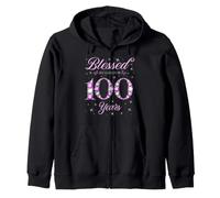 Béni par Dieu pour la fête du 100e Anniversaire de nos 100 Ans Sweat à Capuche