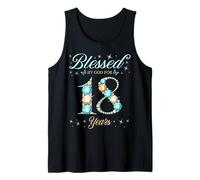 Béni par Dieu pour la fête du 18e Anniversaire d'un Enfant de 18 Ans Débardeur