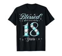 Béni par Dieu pour la fête du 18e Anniversaire d'un Enfant de 18 Ans T-Shirt
