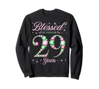 Béni par Dieu pour la fête du 29e Anniversaire de 29 Ans Sweatshirt