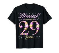 Béni par Dieu pour la fête du 29e Anniversaire de 29 Ans T-Shirt