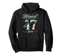 Béni par Dieu pour la fête du 47e Anniversaire de nos 47 Ans Sweat à Capuche