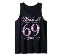 Béni par Dieu pour la fête du 69e Anniversaire des 69 Ans Débardeur