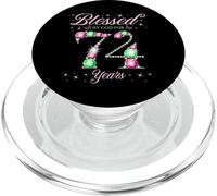 Béni par Dieu pour la fête du 74e Anniversaire de 74 Ans PopSockets PopGrip pour MagSafe