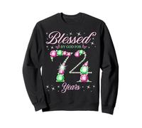 Béni par Dieu pour la fête du 74e Anniversaire de 74 Ans Sweatshirt