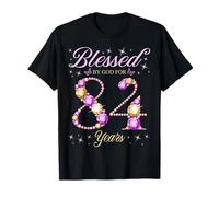 Béni par Dieu pour la fête du 84e Anniversaire de nos 84 Ans T-Shirt