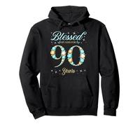 Béni par Dieu pour la fête du 90e anniversaire de nos 90 ans Sweat à Capuche