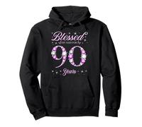 Béni par Dieu pour la fête du 90e anniversaire de nos 90 ans Sweat à Capuche