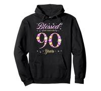 Béni par Dieu pour la fête du 90e anniversaire de nos 90 ans Sweat à Capuche
