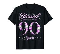 Béni par Dieu pour la fête du 90e anniversaire de nos 90 ans T-Shirt