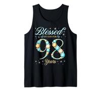 Béni par Dieu pour la fête du 98e Anniversaire de 98 Ans Débardeur