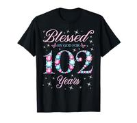 Béni par Dieu pour Ses 102 Ans, 102e Anniversaire de Naissance de la Reine T-Shirt
