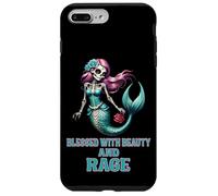 Bénie de beauté et de Rage, Maman ménopausée de Sassy Sugar Skull Coque pour iPhone 7 Plus/8 Plus