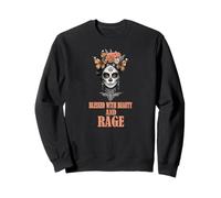 Bénie de beauté et de Rage, Maman ménopausée de Sassy Sugar Skull Sweatshirt