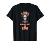 Bénie de beauté et de Rage, Maman ménopausée de Sassy Sugar Skull T-Shirt