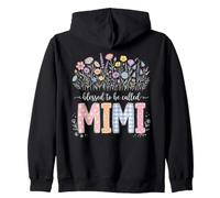 Bénie d'être appelée Mimi Floral Wildflowers Sweat à Capuche