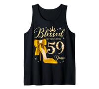 Bénie par Dieu pour la Reine de 59 Ans Qui fête Son 59e Anniversaire Débardeur