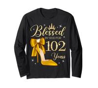 Bénie par Dieu pour sa 102e Anniversaire, 102 Ans, Reine Manche Longue