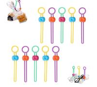 Benighty Sealer Machine, Explainout Multi-purpose Sealer, Reusable Multipurpose Elastic Cord Organizer, Extra-Tight Seal for Sealing Food Bags, Organizing Wires (10Pcs)