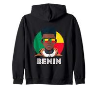 Bénin, Drapeau béninois, garçon bénin, garçon Africain, ado béninois Sweat à Capuche