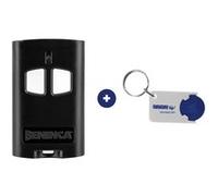 Beninca télécommande 2 canaux, 433.92 mhz to.go 2a + 1 porte-clés domobip G