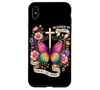 Bénis par Dieu Conduit par l'esprit Papillon Chrétien Art Coque pour iPhone XS Max